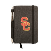USC Trojans Black SC Interlock Pocket Journal w/ Pen